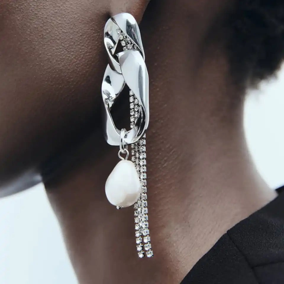 Aretes cadena