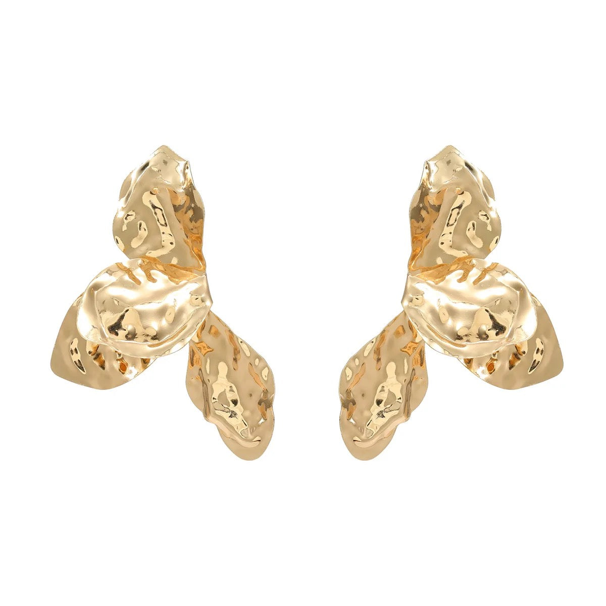 Aretes media flor
